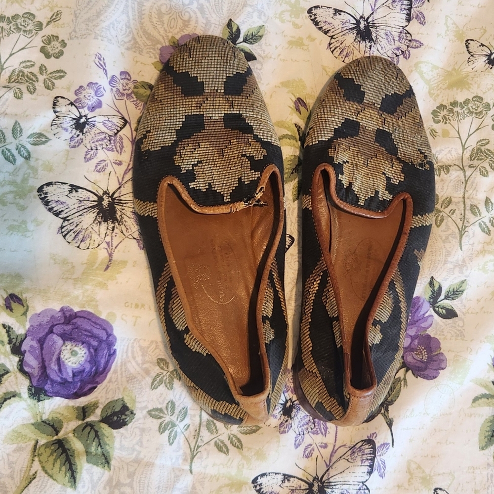 Stubbs & Wootton needlepoint tapestry loafers